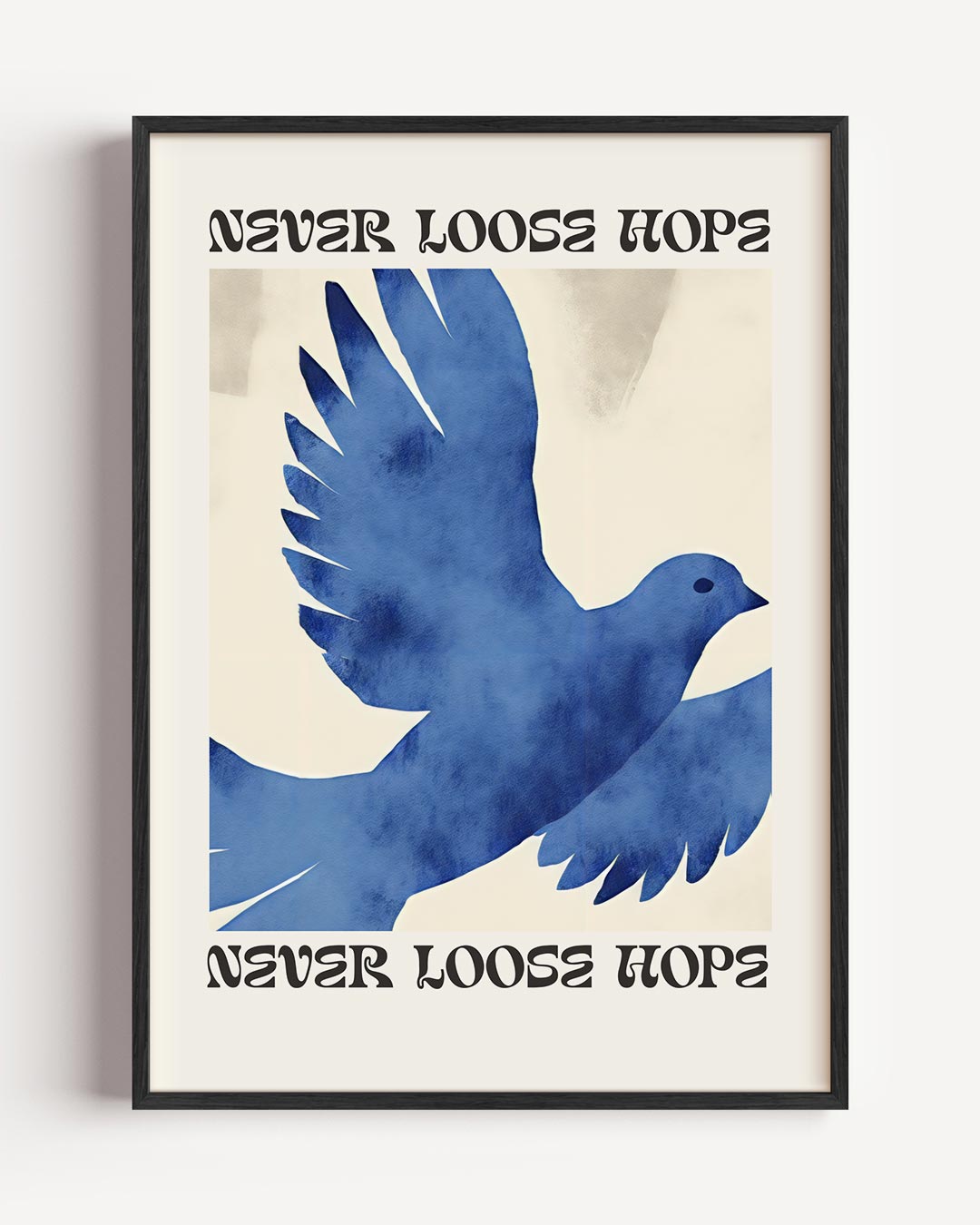 Blauwe Hoop Poster-WallArtistic