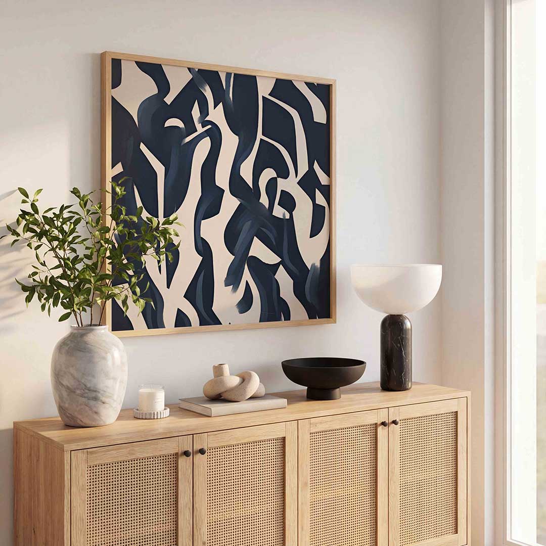 Abstracte vormen Poster