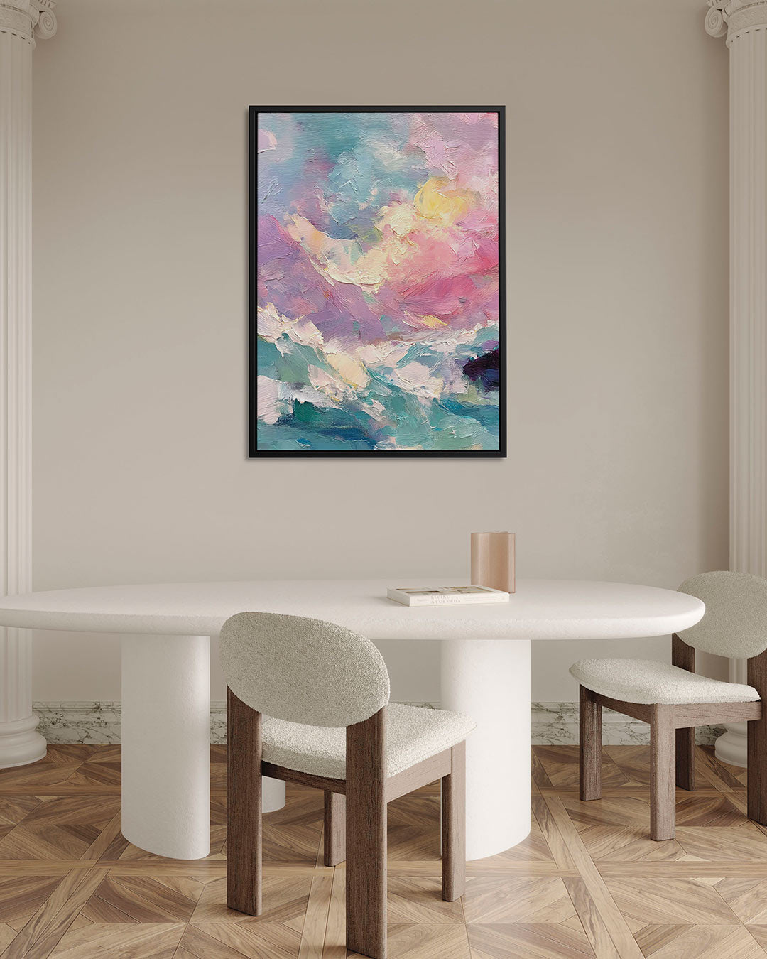 Dromerige kleurenexplosie Kunstwerk