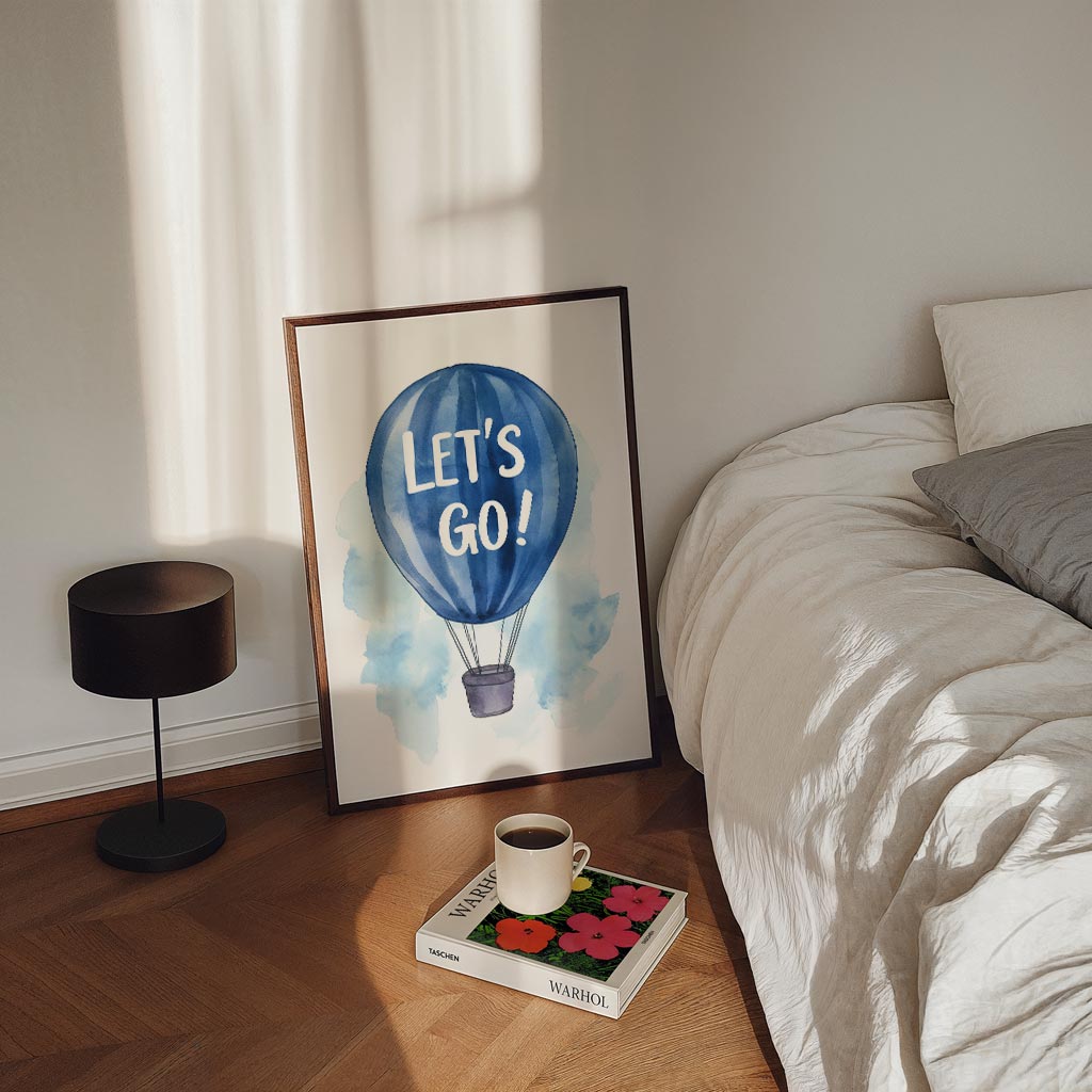 Inspirerende Luchtballon Poster