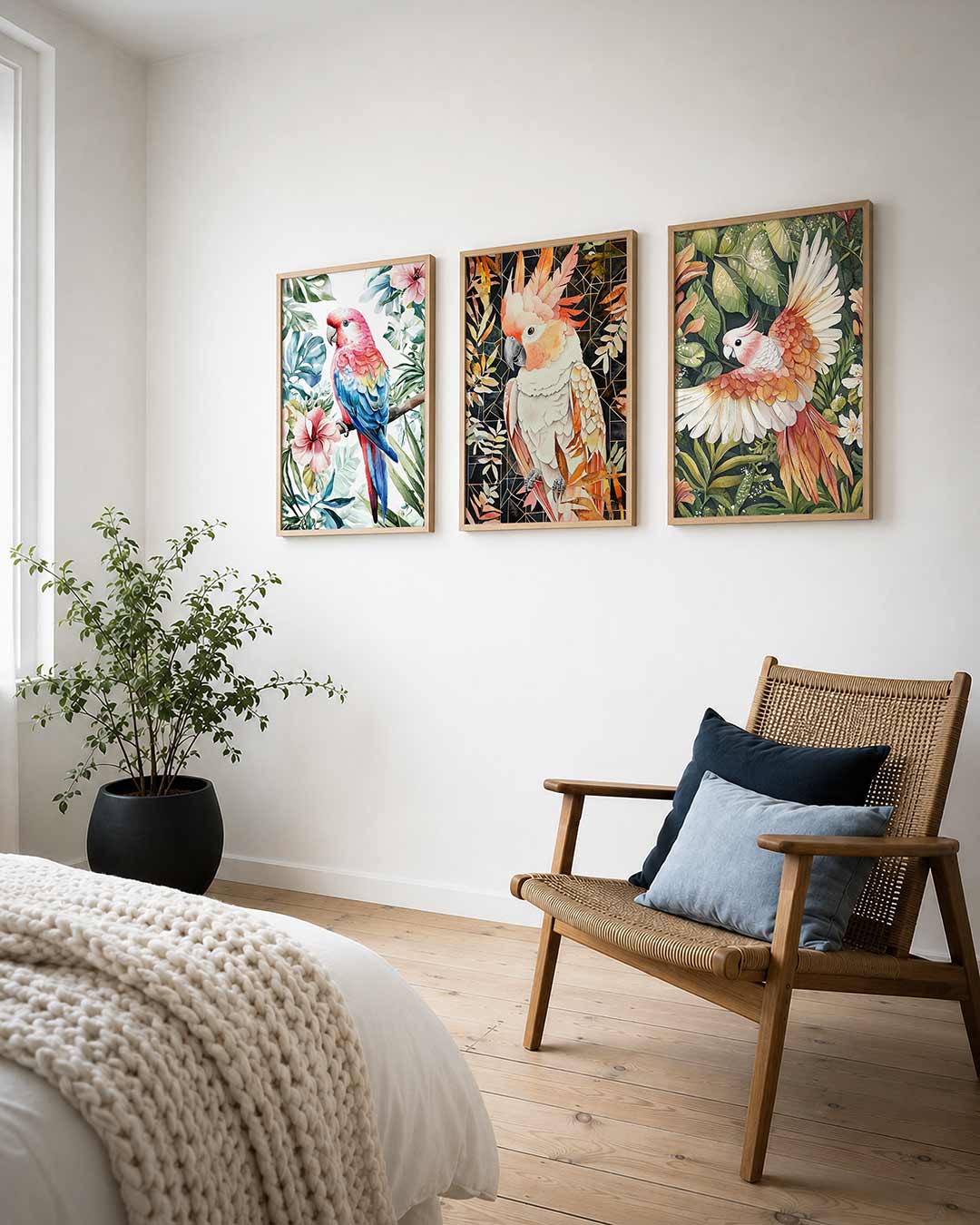 Kleurrijke vogelpracht Posterset