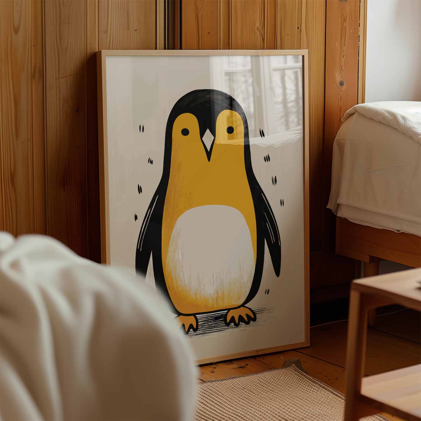 Schattige Pinguïn Illustratie Poster