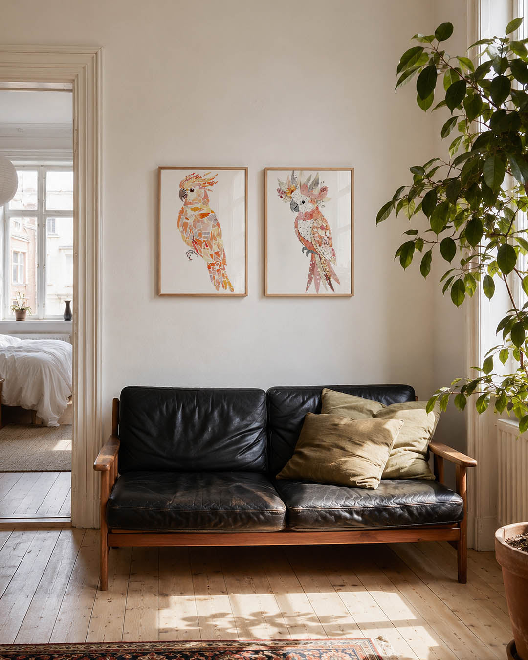 Vogelmozaïek Posterset