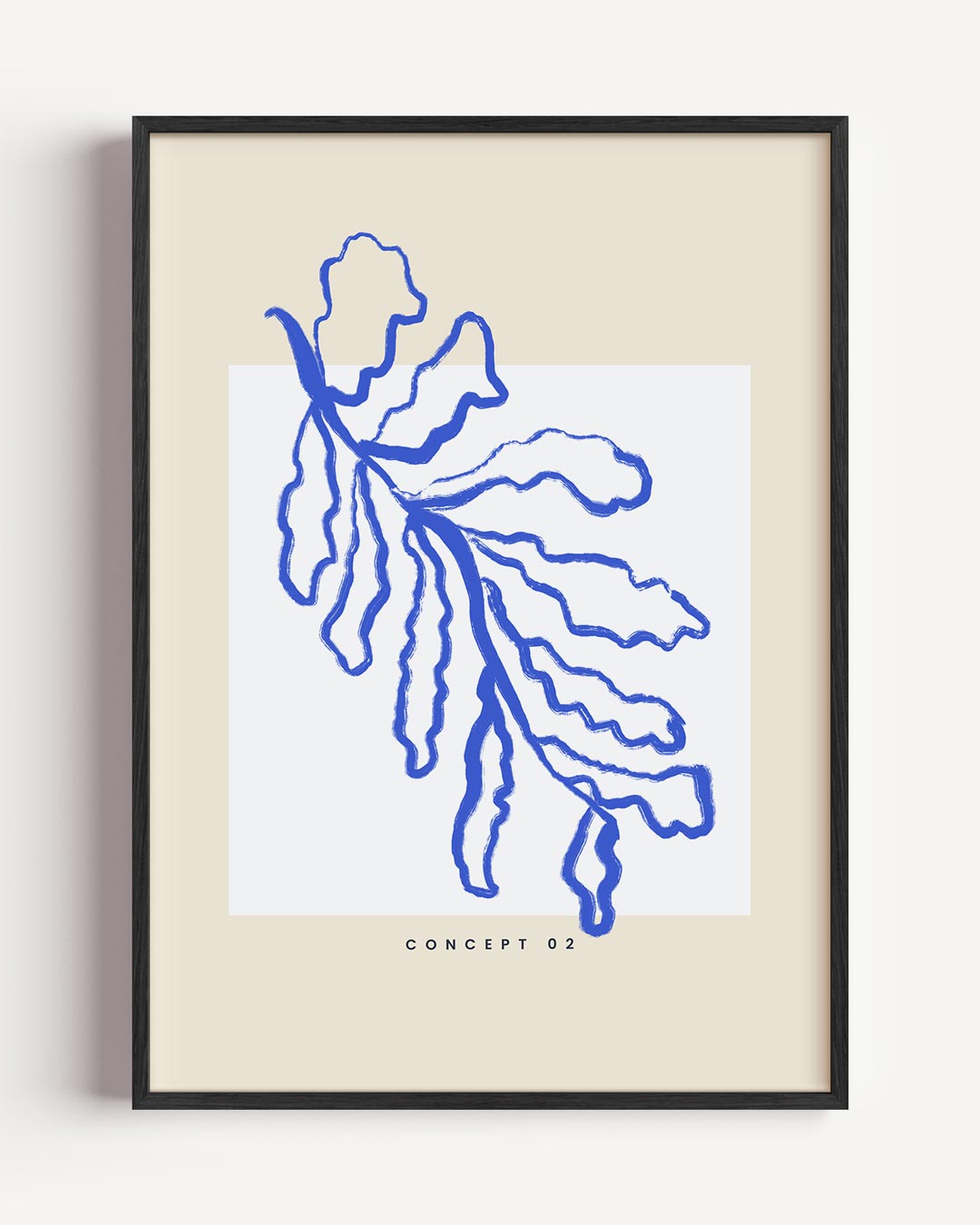 Stijlvolle Bladposter-WallArtistic