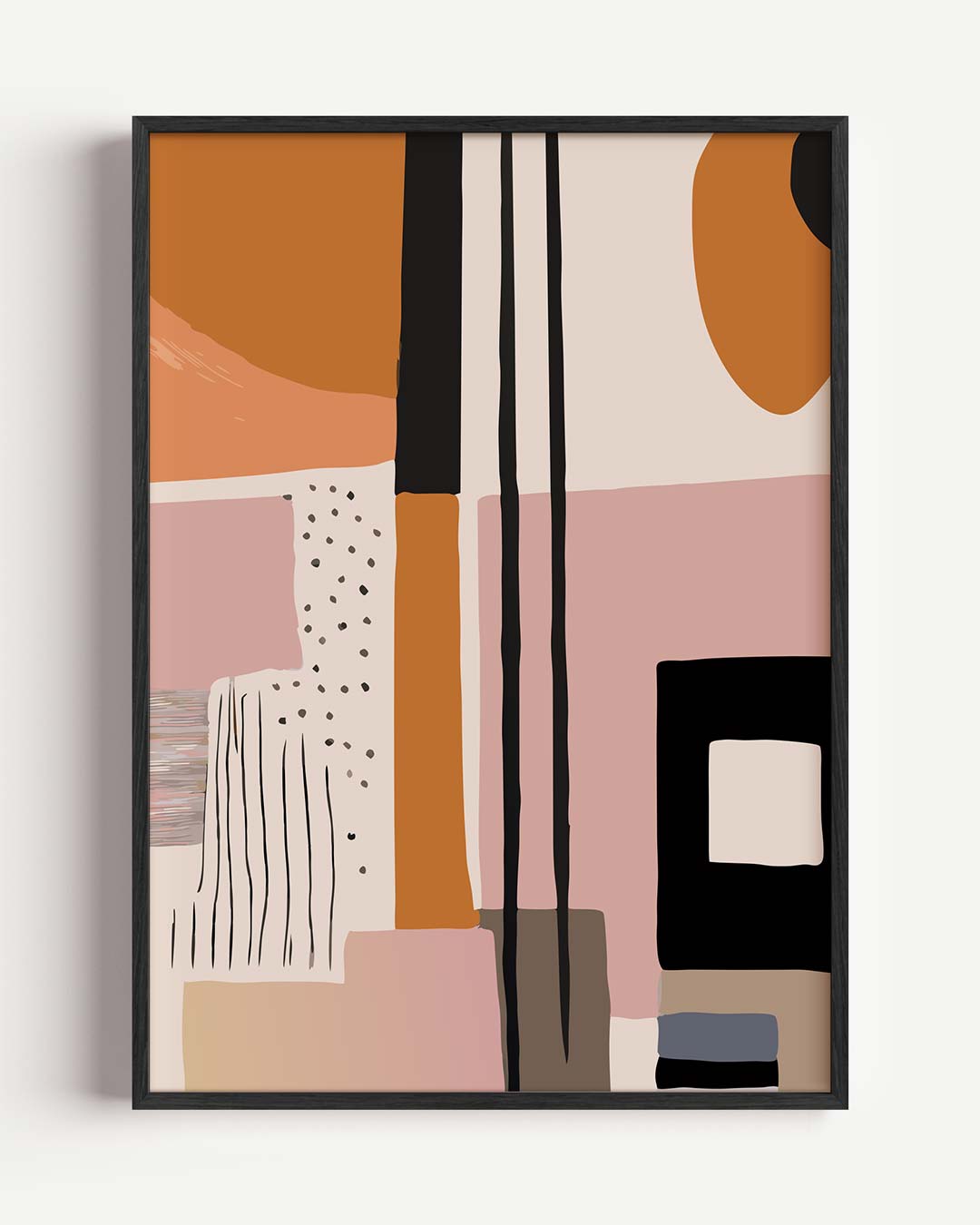 Abstracte Stijlvolle Wanddecoratie Poster