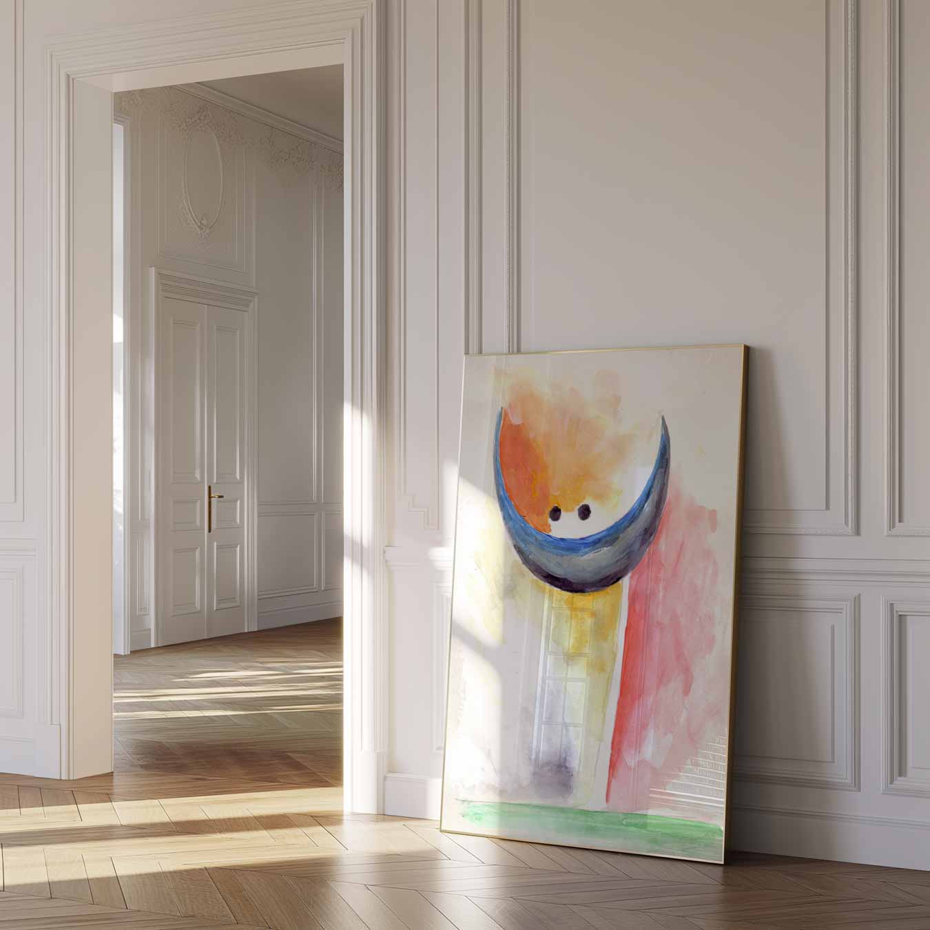 Vrolijke Kleuren Abstractie Poster