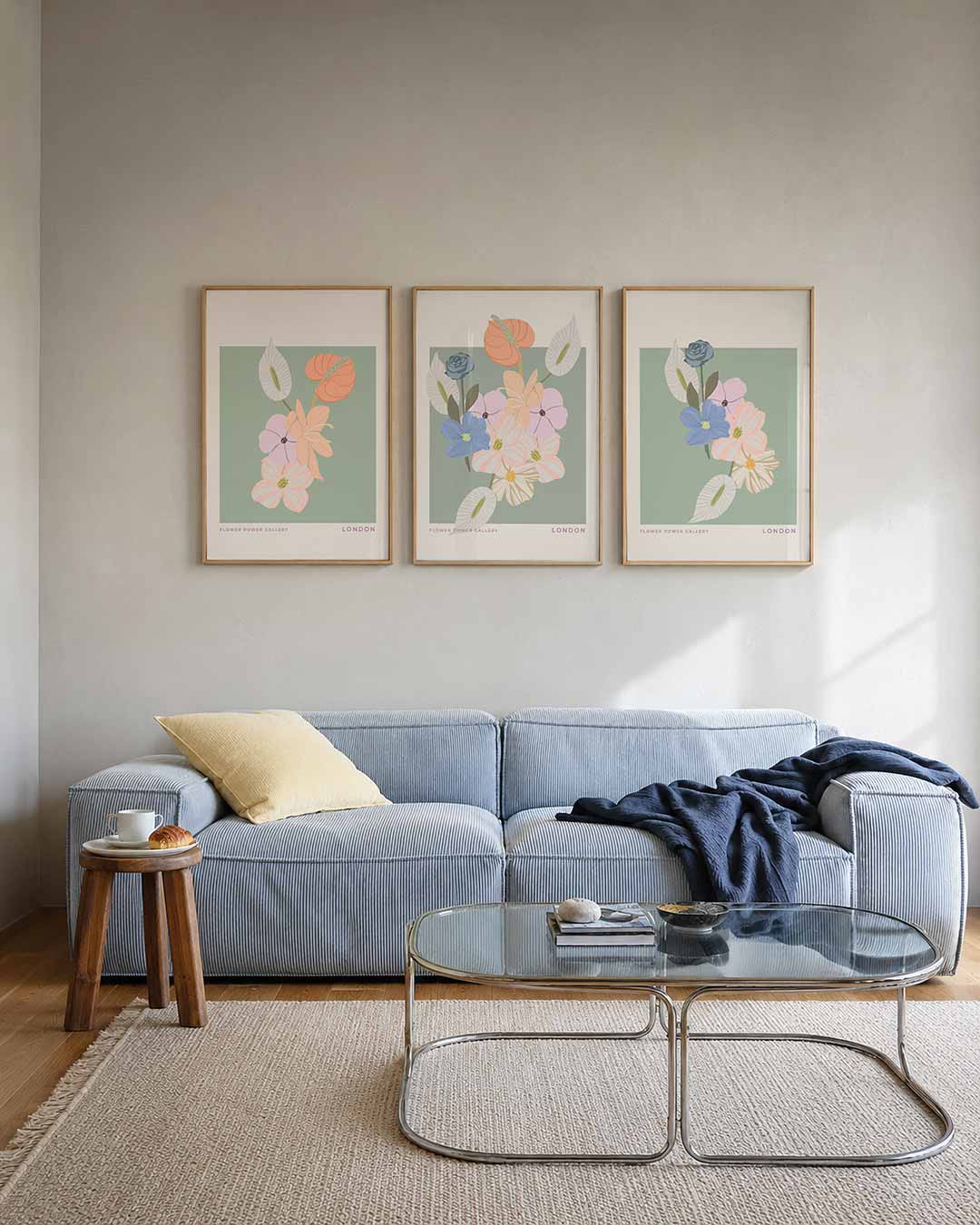 Bloemrijke eenvoud Posterset