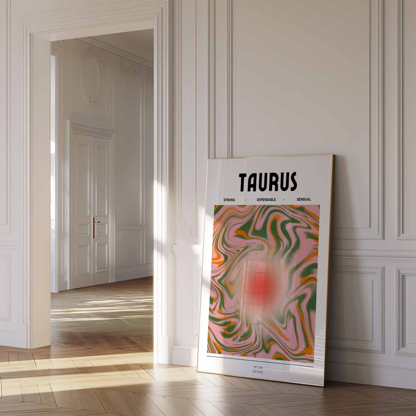Taurus Abstracte Poster