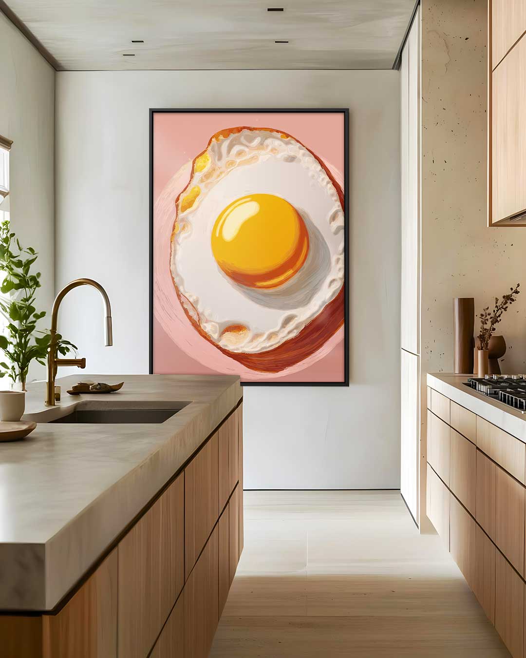 Sunny Side Up Op Canvas Kunstwerk-canvas-dibond-plexiglas-wanddecoratie-WallArtistic