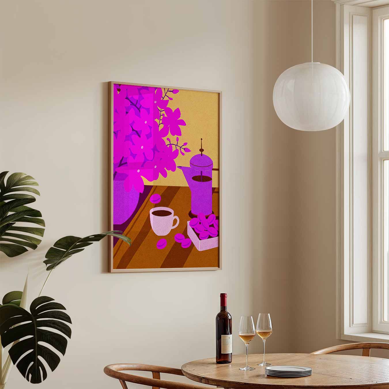 Kleurrijke Koffie Verrukking Poster