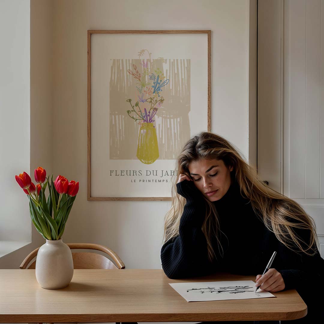 Fleurs du Jardin Poster-WallArtistic