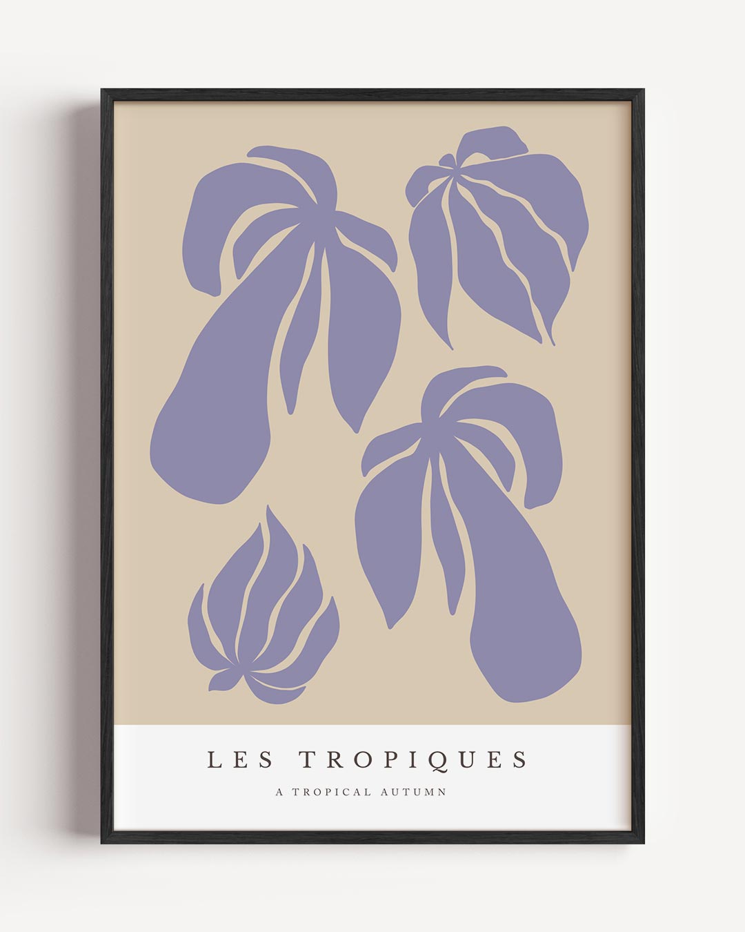 Tropische Herfst Bladeren Poster-WallArtistic
