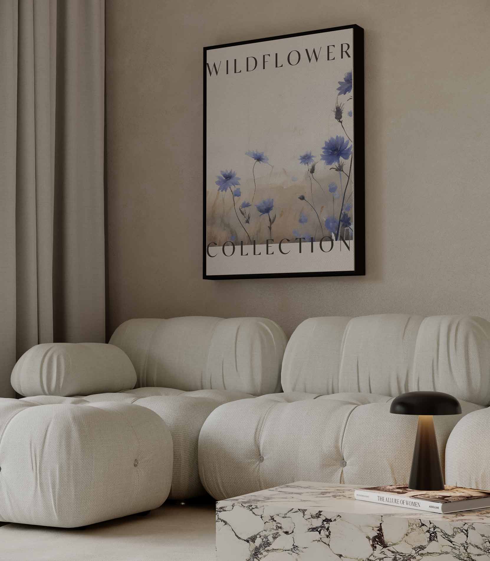 Wildflower Droomland Kunstwerk-canvas-dibond-plexiglas-wanddecoratie-WallArtistic
