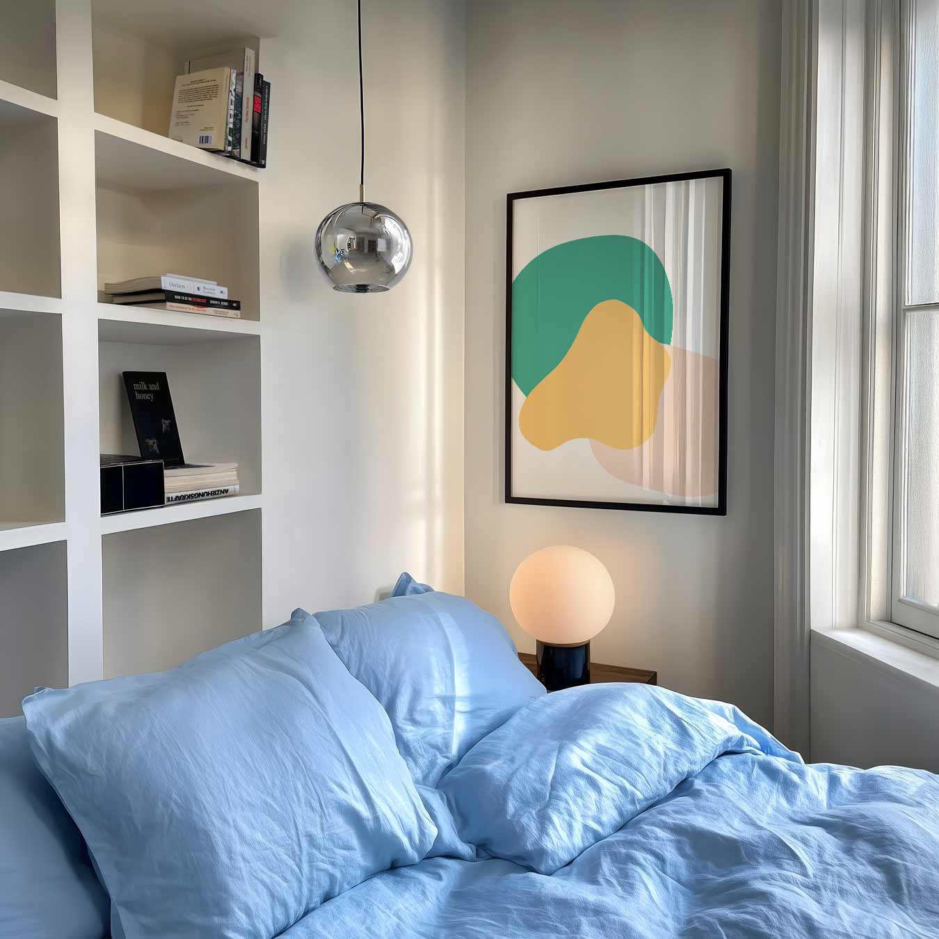 Vrolijke Abstracte Kunstposter