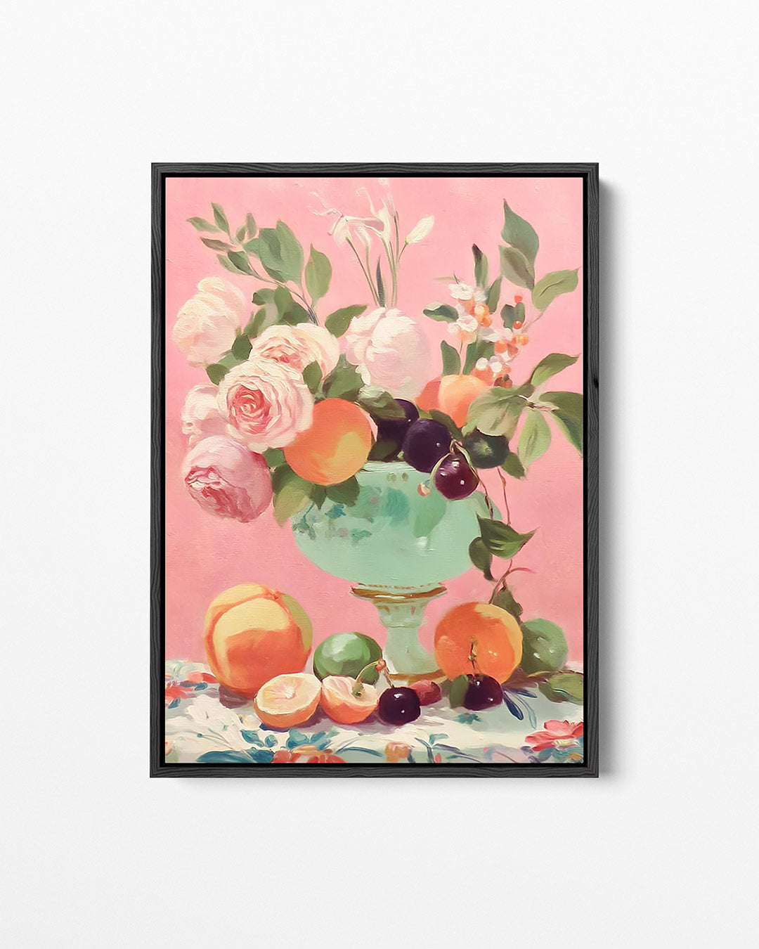 Bloemen en fruit Kunstwerk