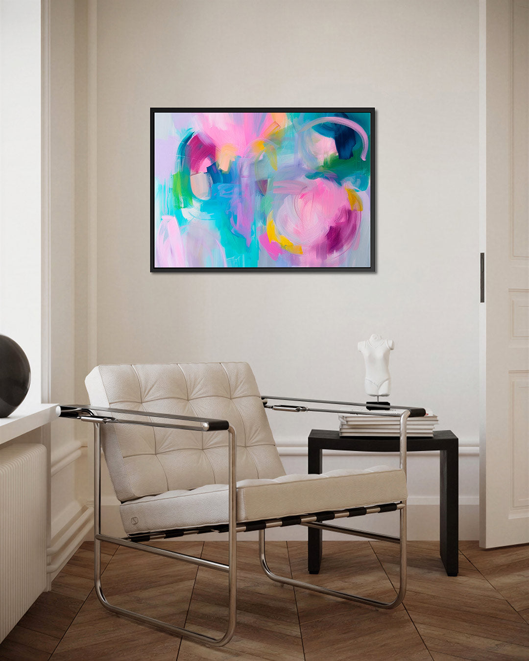 Kleurrijke vormen Kunstwerk