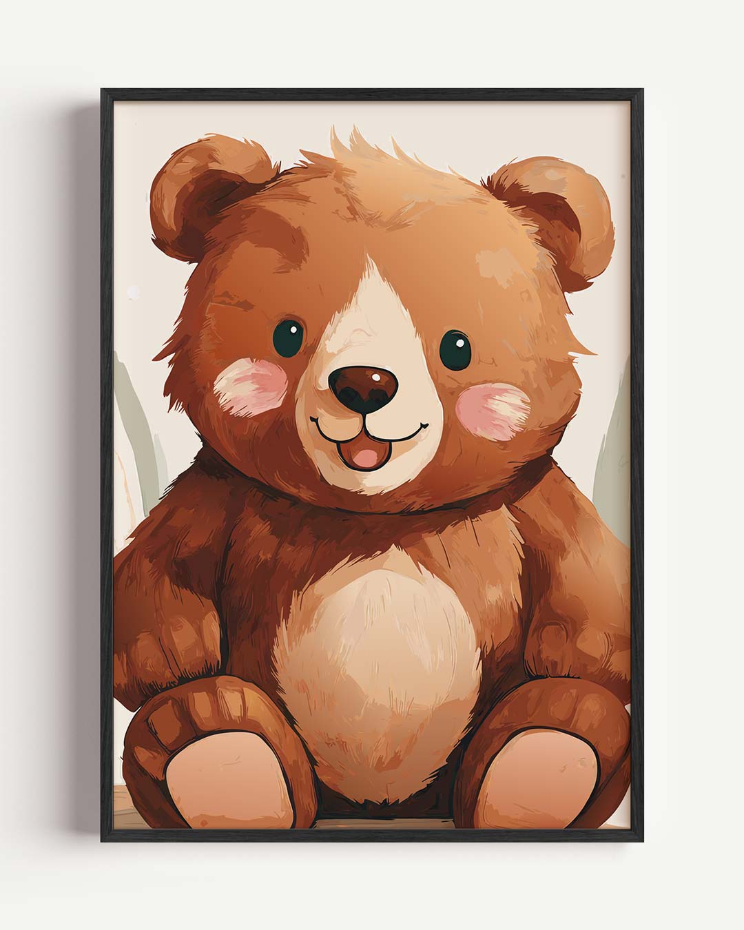 Schattige Knuffelbeer Poster