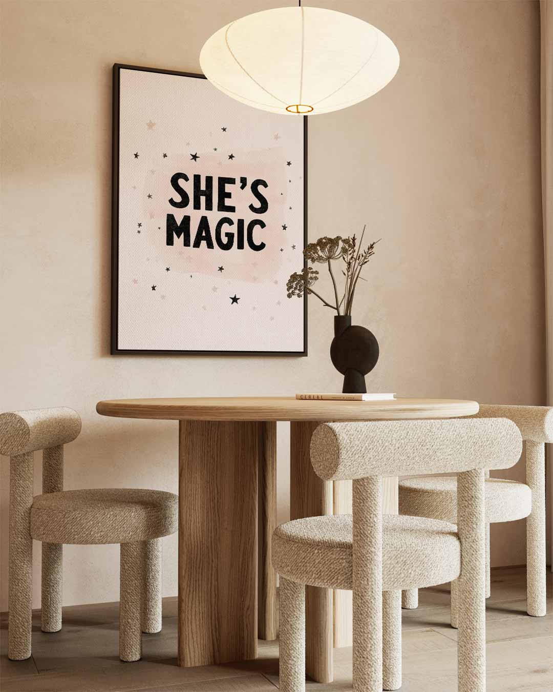 She’s Magic Poster Kunstwerk-canvas-dibond-plexiglas-wanddecoratie-WallArtistic