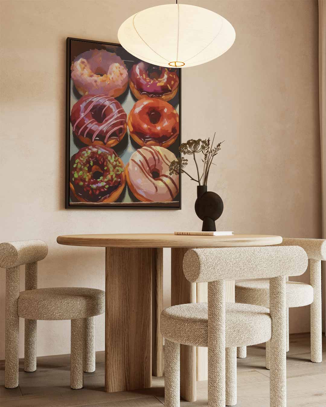 Donut Droom Kunstwerk-canvas-dibond-plexiglas-wanddecoratie-WallArtistic