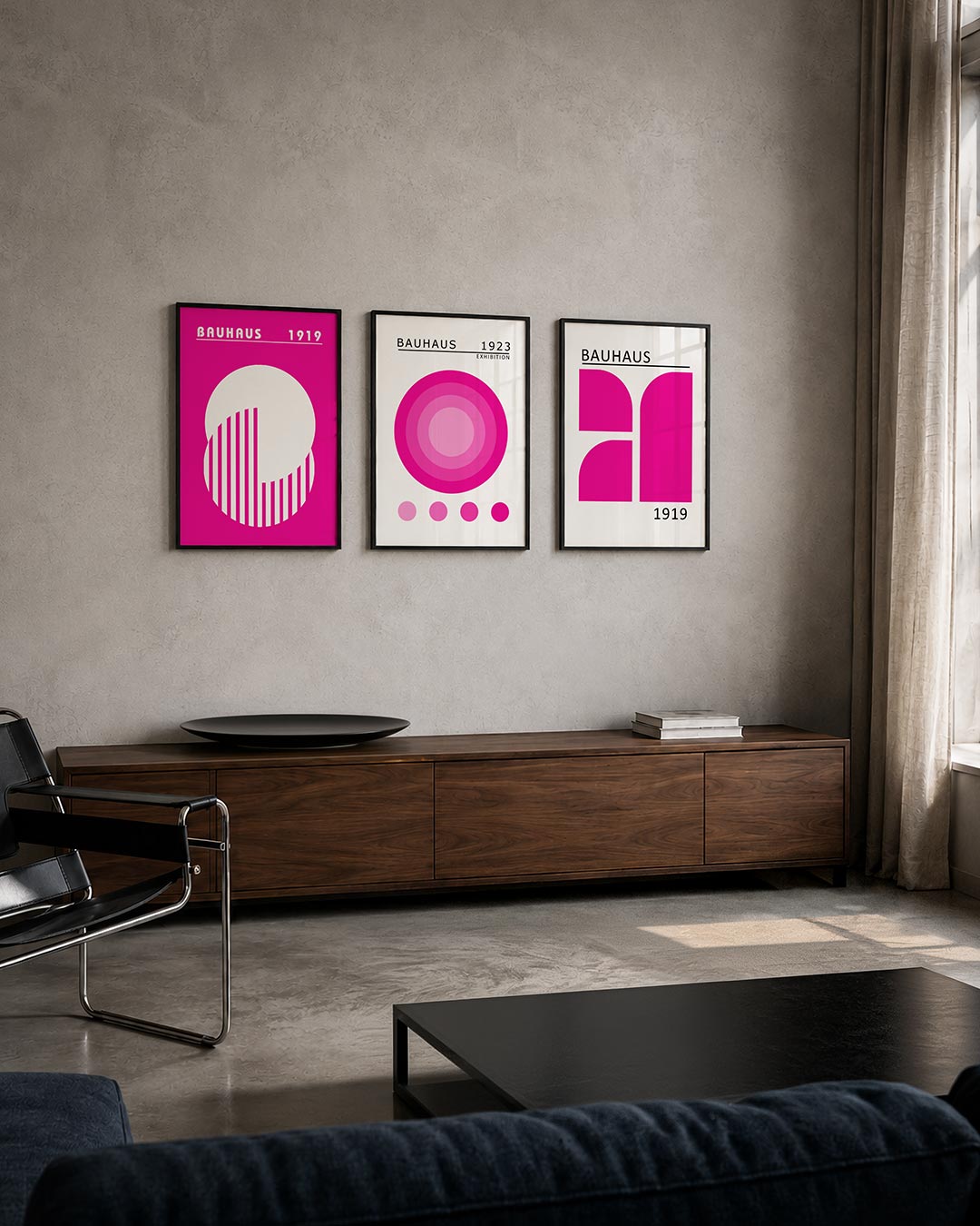Cirkel en strepen Posterset