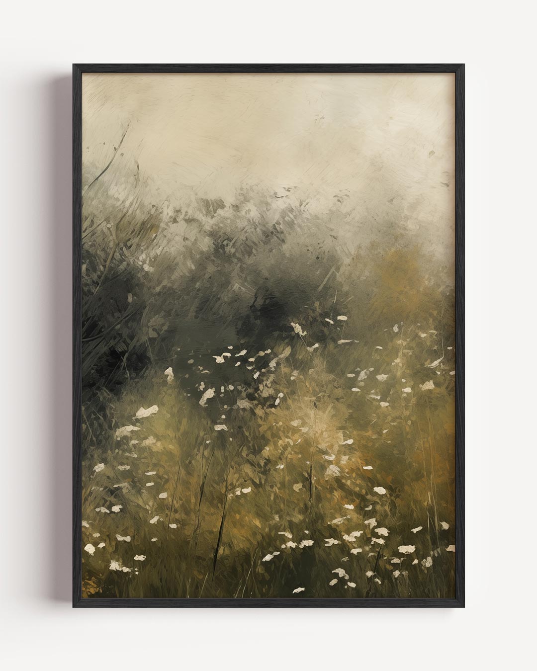 Dromerig Bloemenlandschap Poster-WallArtistic