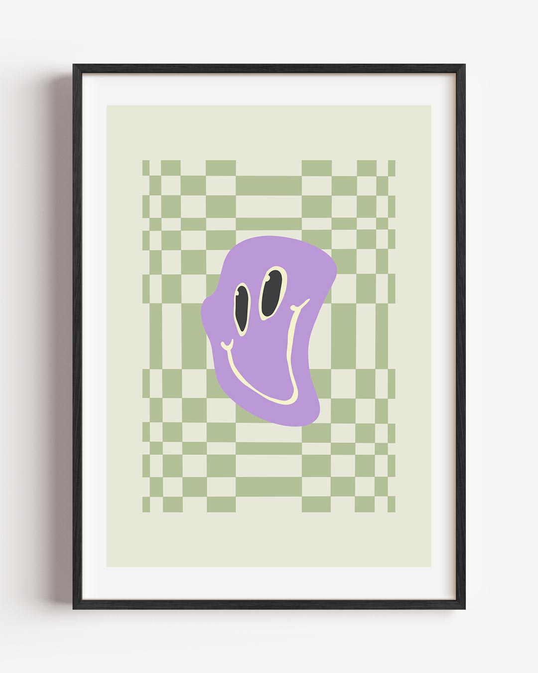 Vrolijke Gezicht Art Poster-WallArtistic