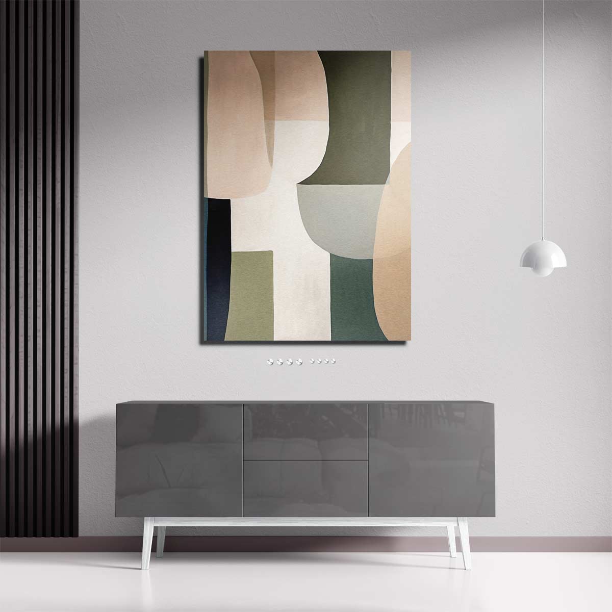 Geometrische Harmonie Kunstwerk-canvas-dibond-plexiglas-wanddecoratie-WallArtistic