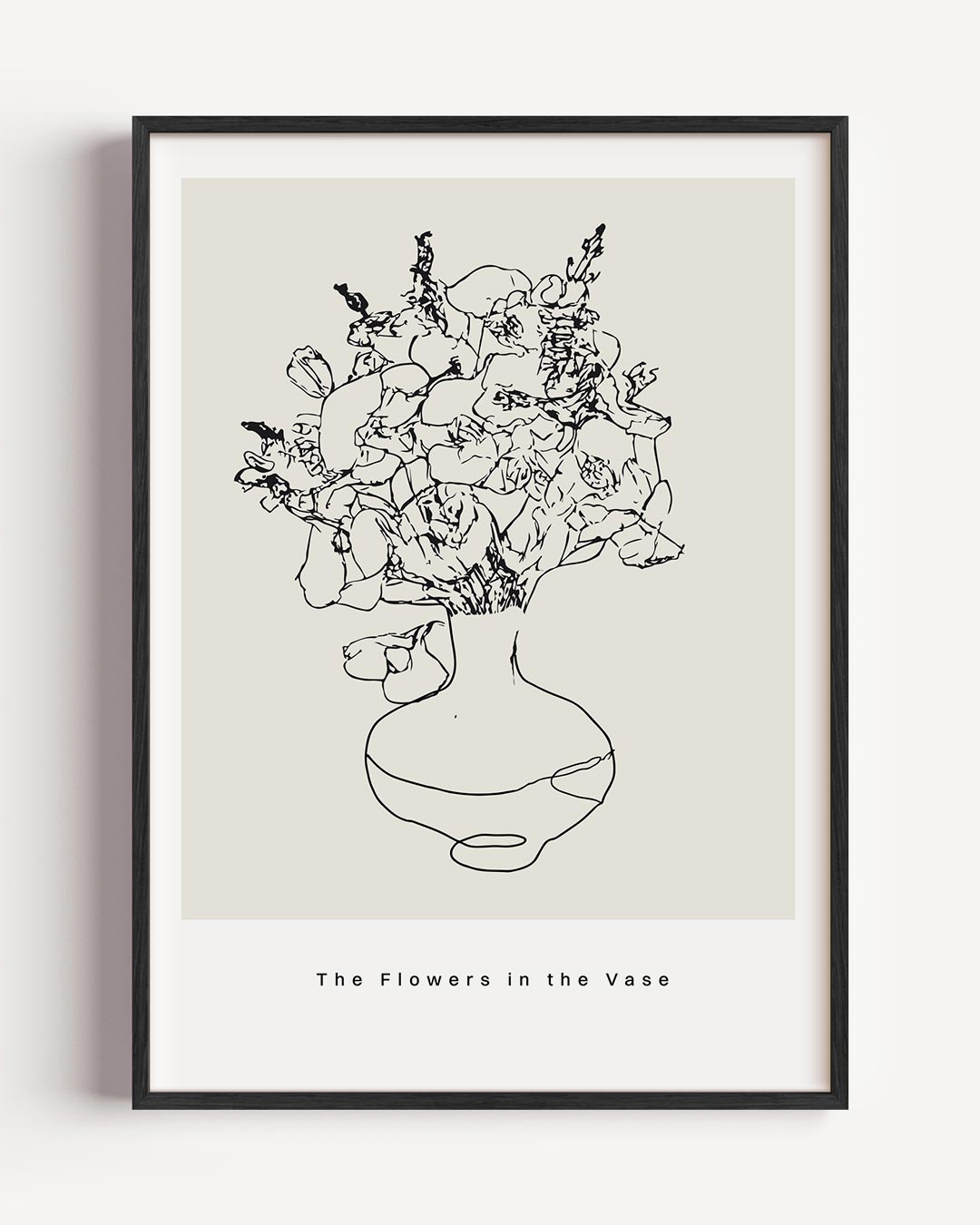 Minimalistische Bloemenposter-WallArtistic