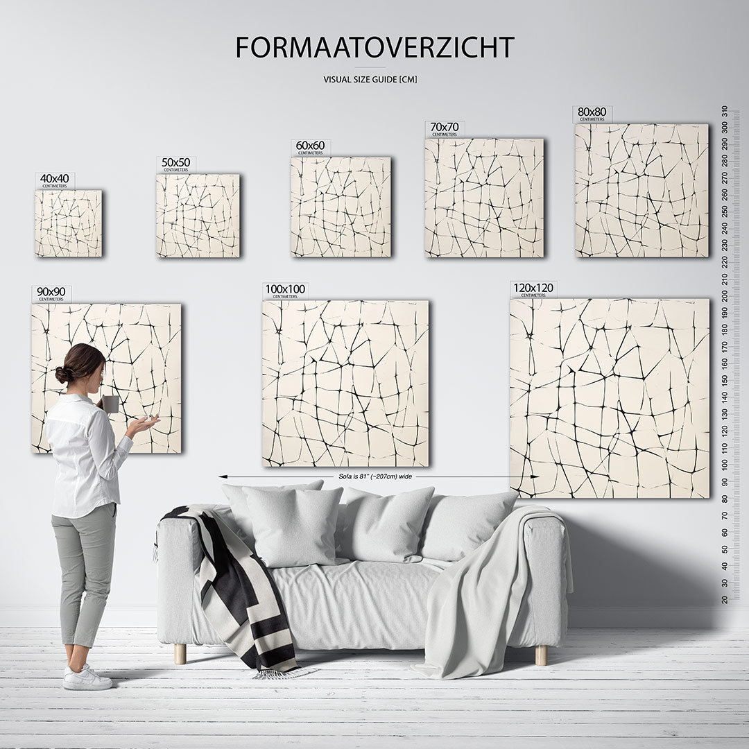 Organische lijnen Kunstwerk