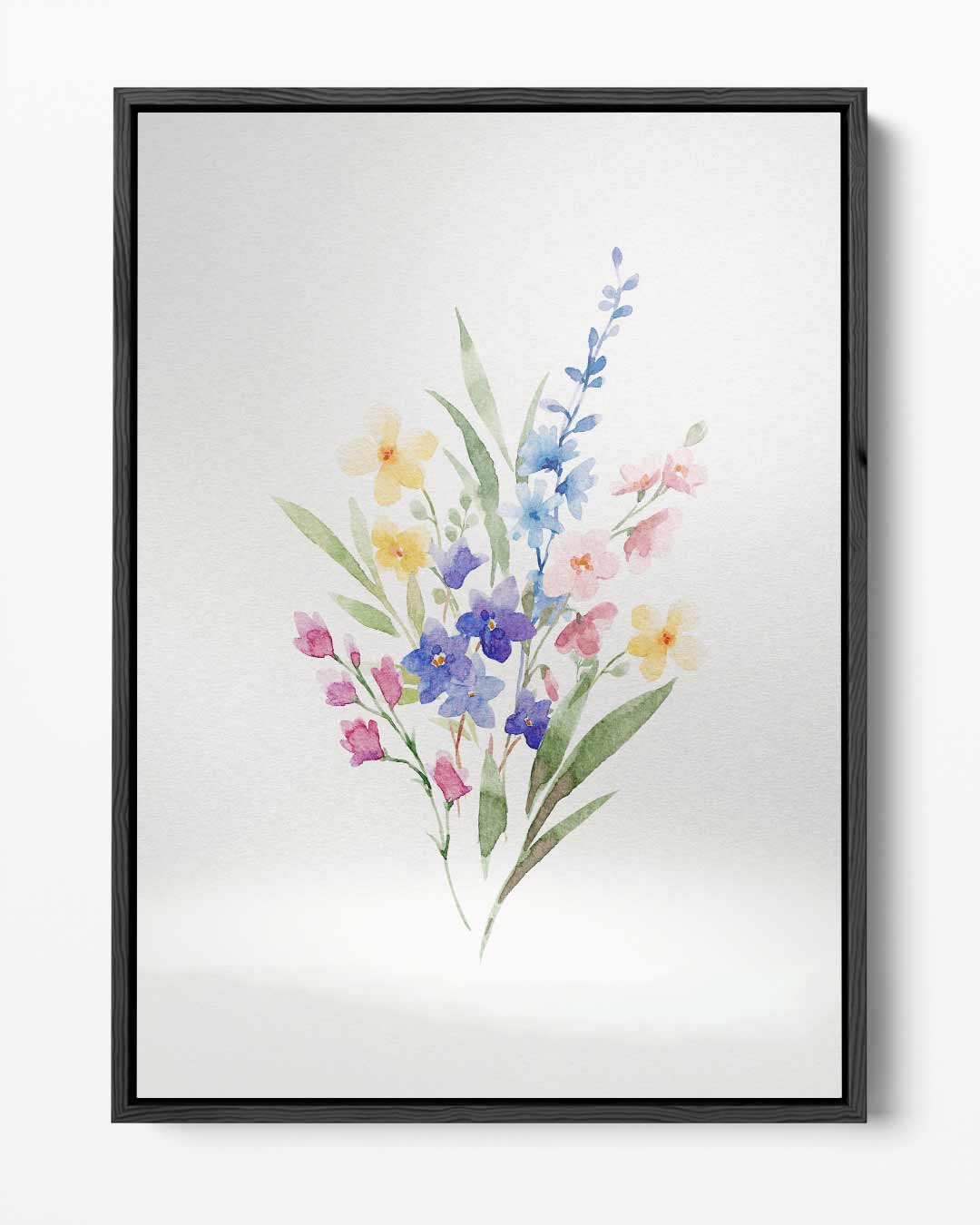 Handgeschilderde Bloemenpracht Kunstwerk-canvas-dibond-plexiglas-wanddecoratie-WallArtistic