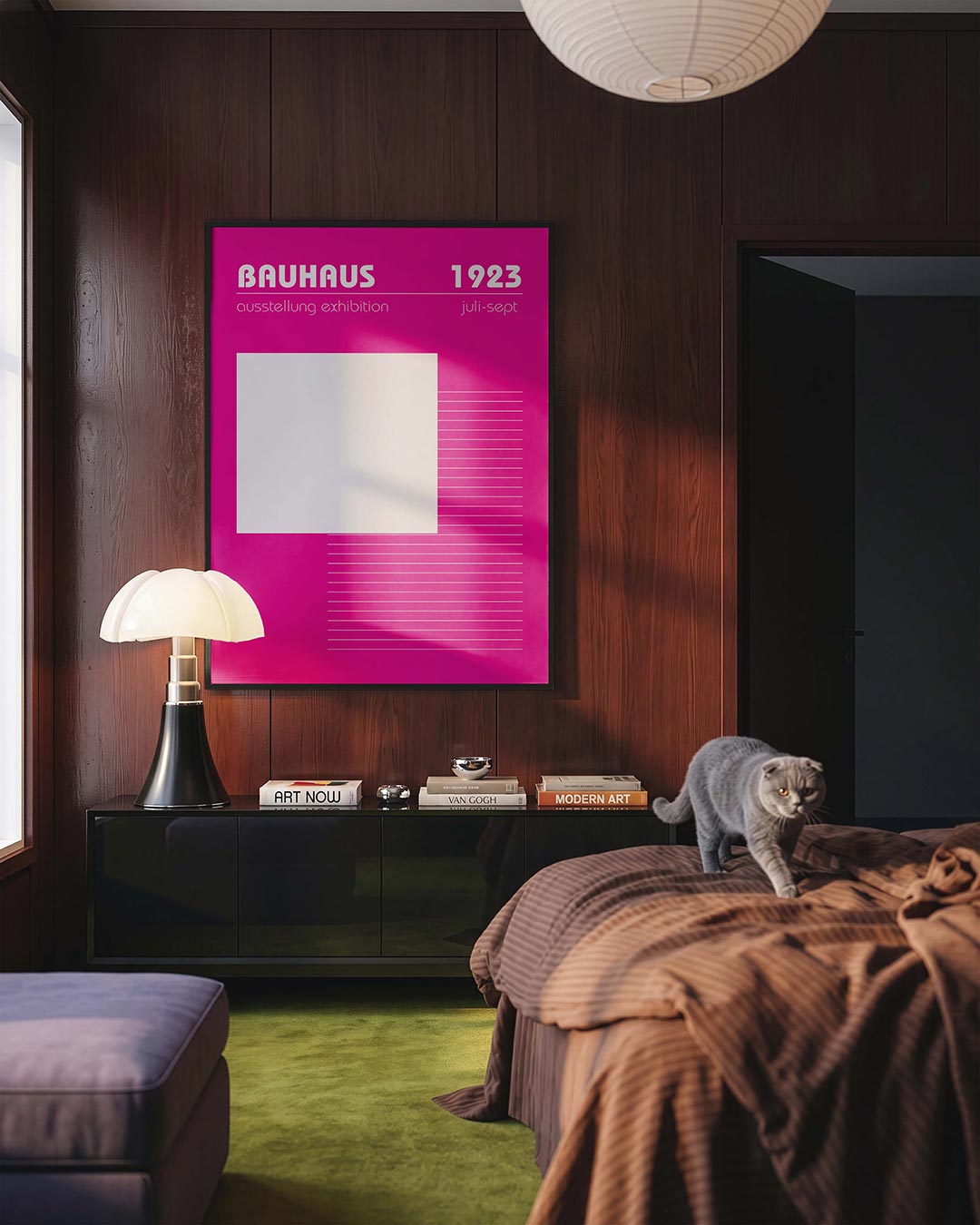 Lijnen en vlakkenspel Poster