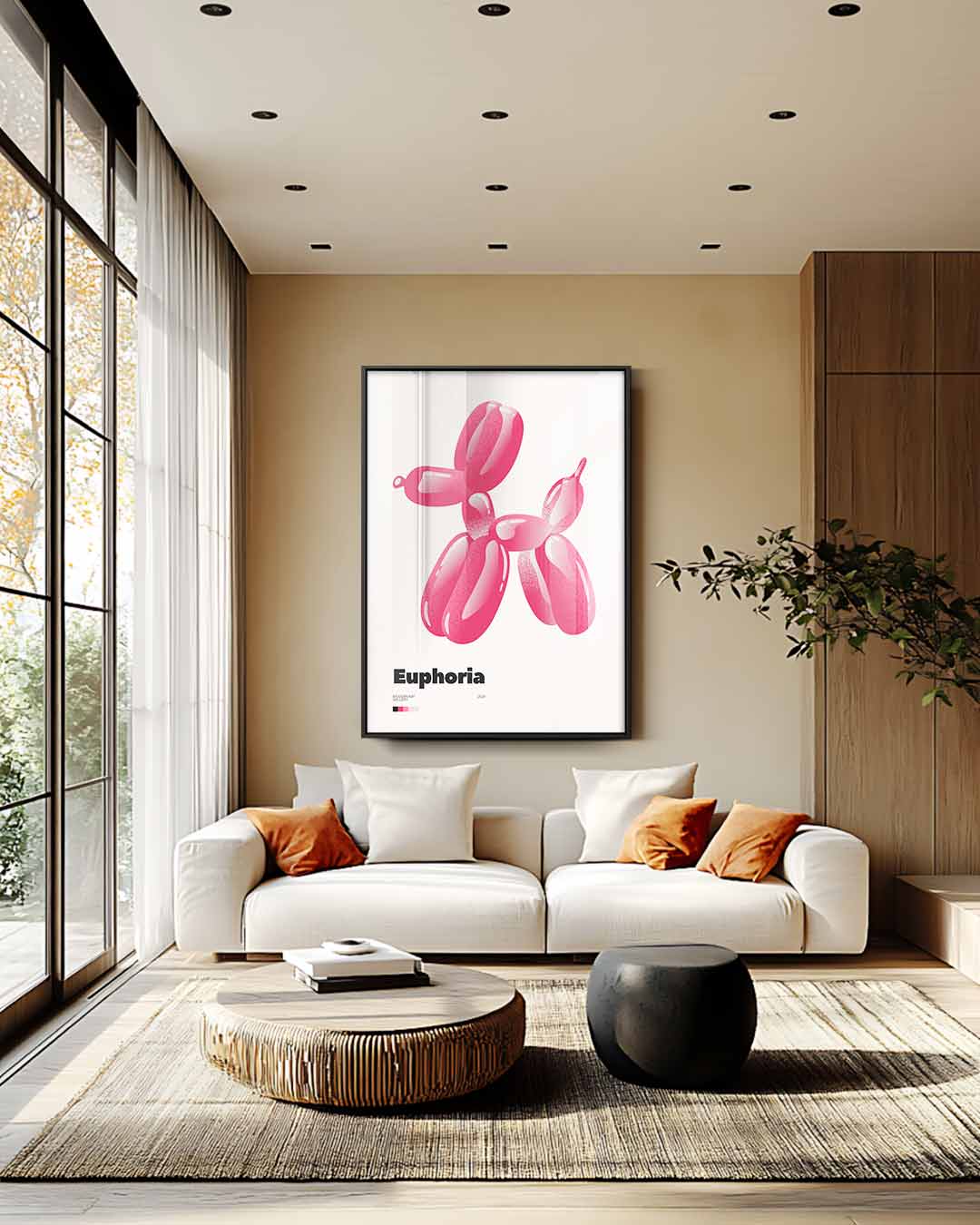 Speelse Euforie Kunstwerk-canvas-dibond-plexiglas-wanddecoratie-WallArtistic