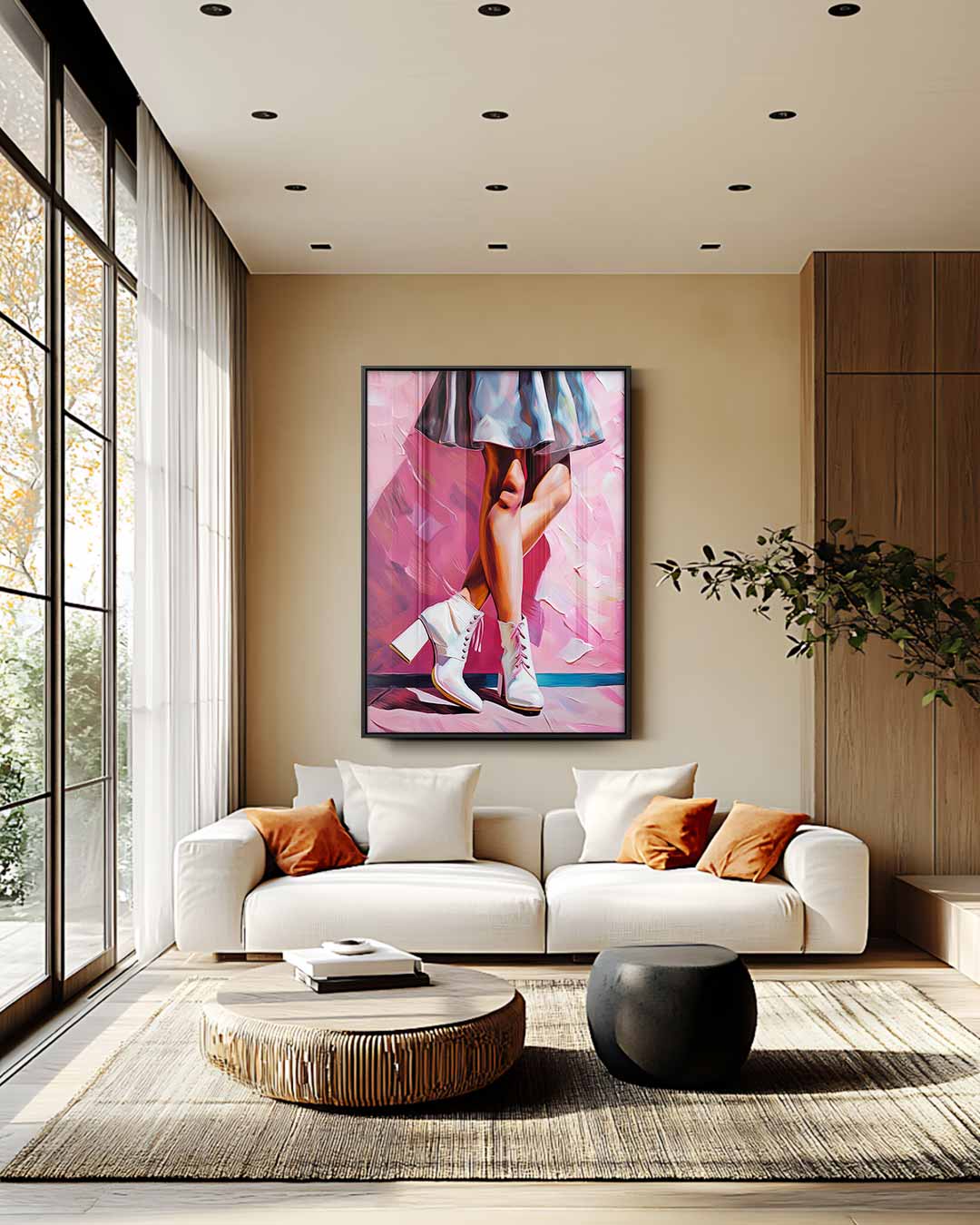 Stijlvolle Stedenwandeling Kunstwerk-canvas-dibond-plexiglas-wanddecoratie-WallArtistic