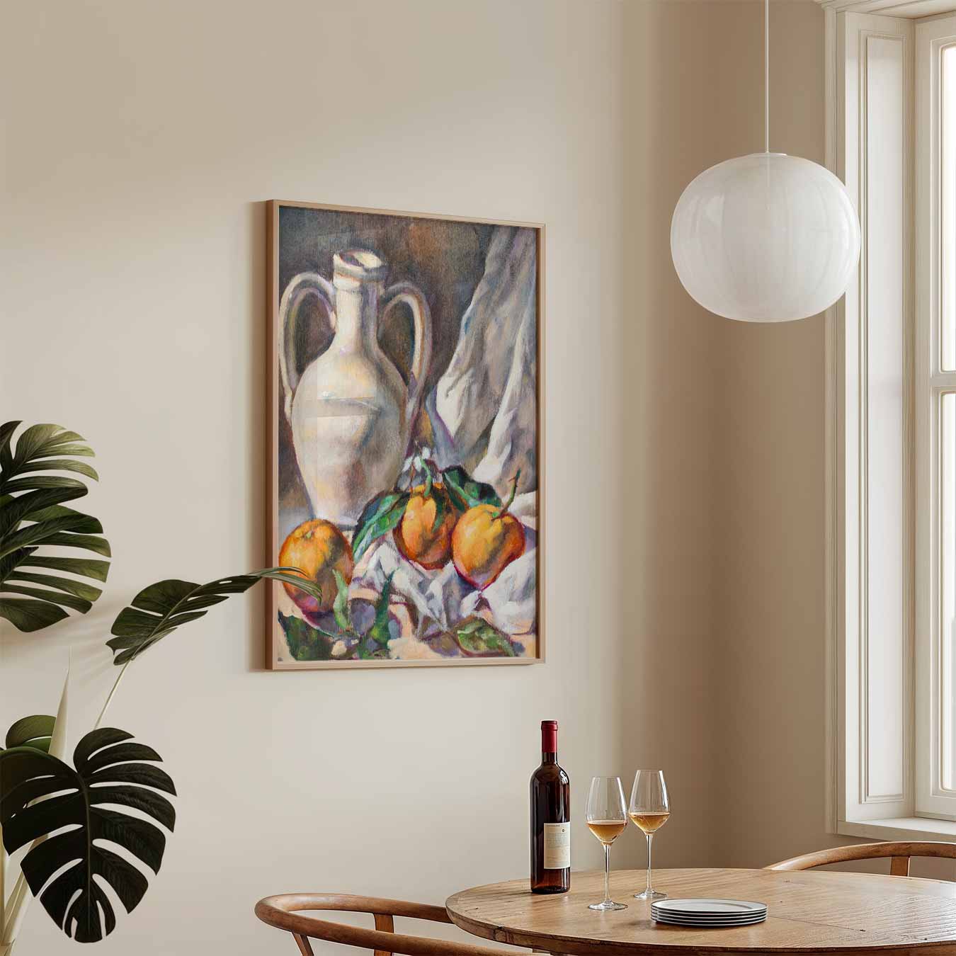 Warme Aardetinten in Stilleven Poster