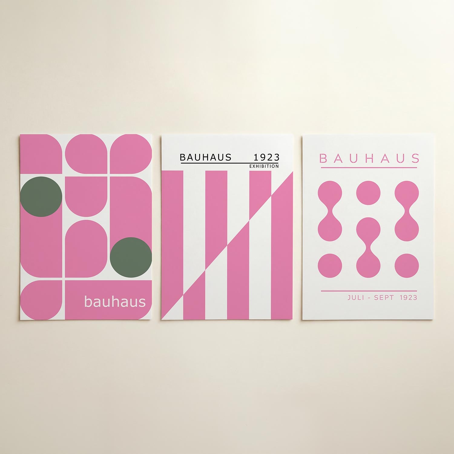 Vormen en kleurvlakken Posterset
