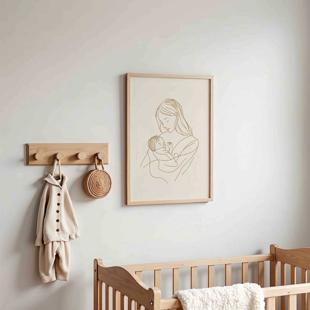 Moeder en kind Poster