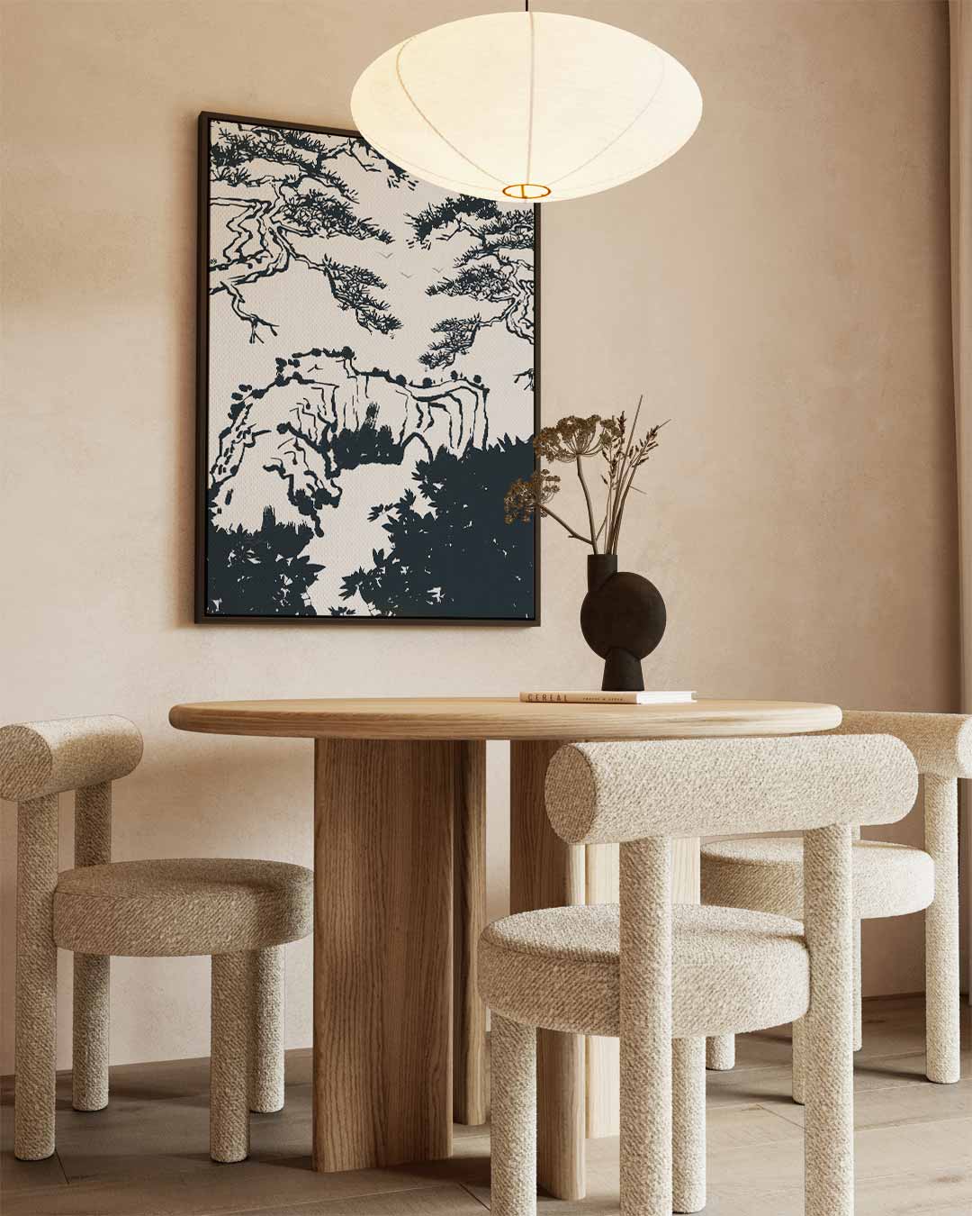 Zen Natuurschildering Kunstwerk-canvas-dibond-plexiglas-wanddecoratie-WallArtistic