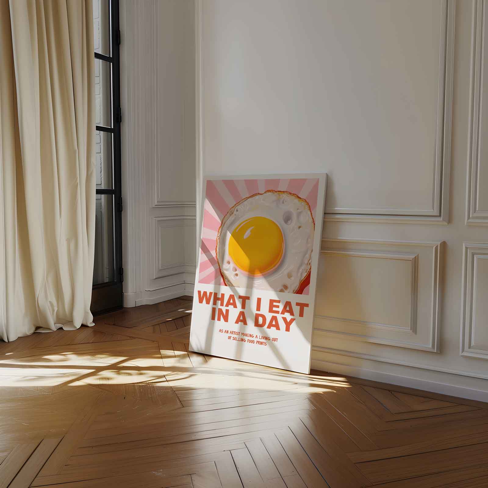 Sunny Side Up Delight Kunstwerk-canvas-dibond-plexiglas-wanddecoratie-WallArtistic