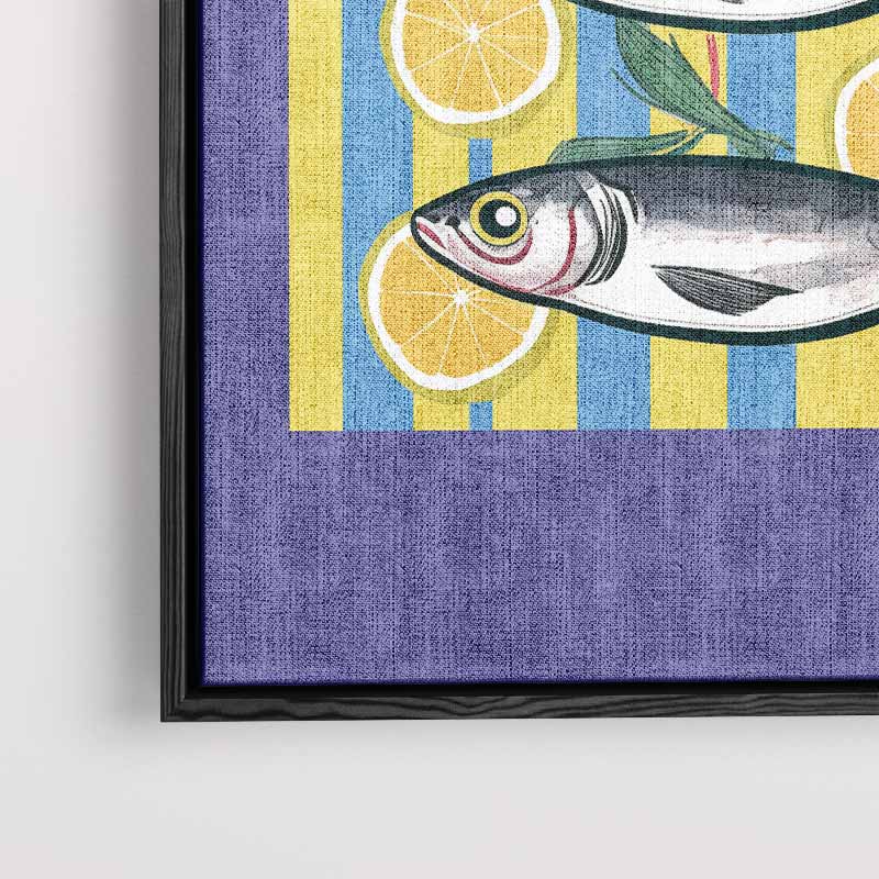 Zomerse Vischarmonie Kunstwerk-canvas-dibond-plexiglas-wanddecoratie-WallArtistic