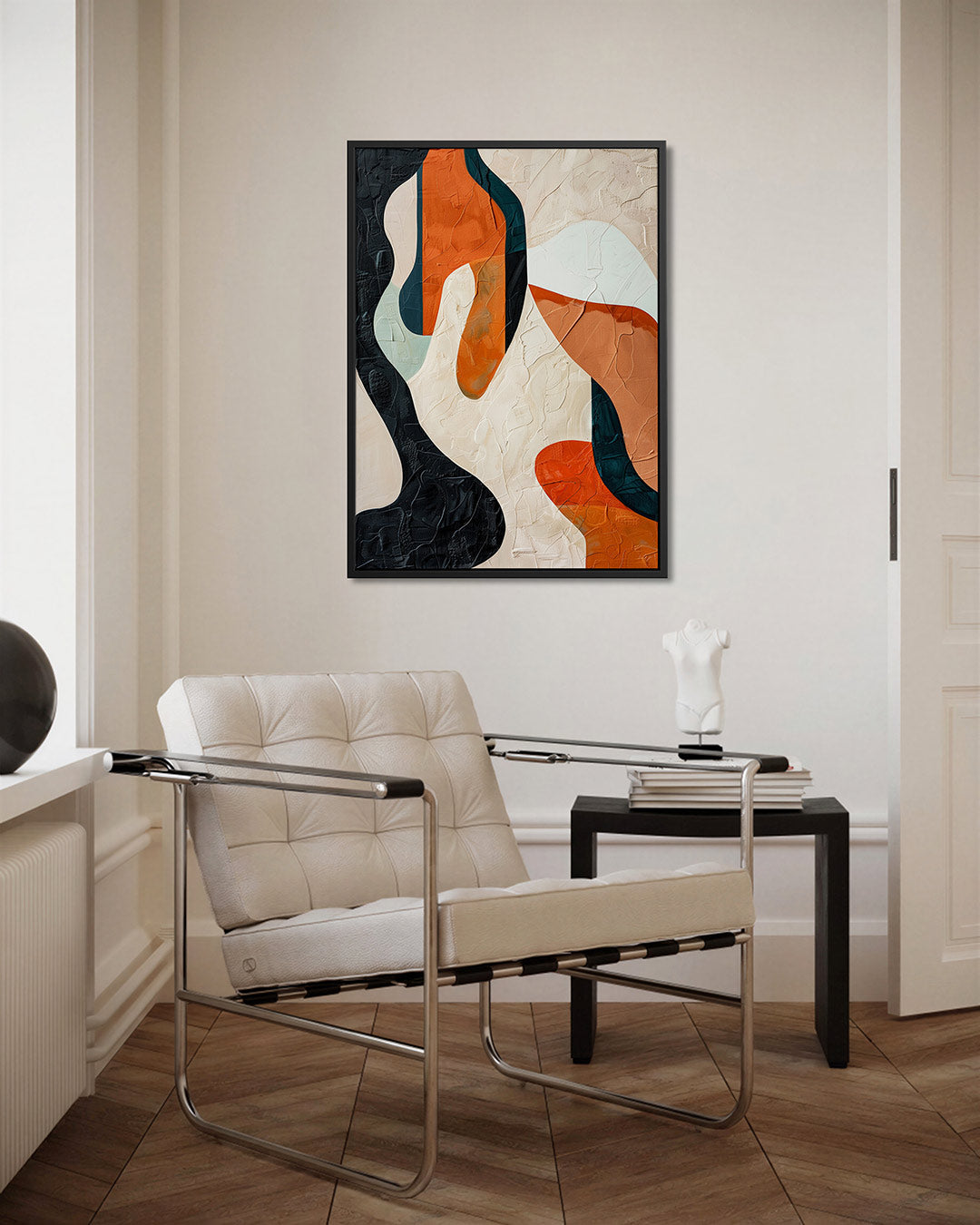 Organische vormen compositie Kunstwerk