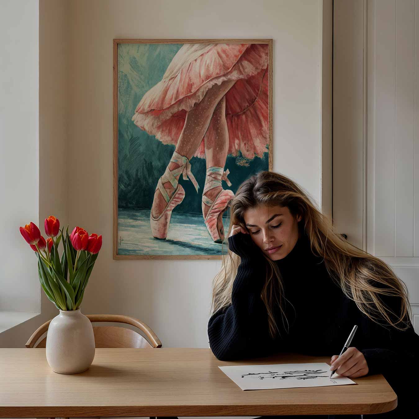 Elegante Balletschoenen Poster