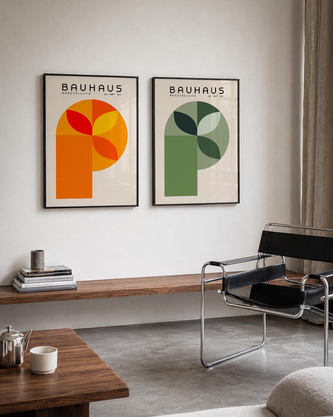 Kleurrijke vormen Posterset