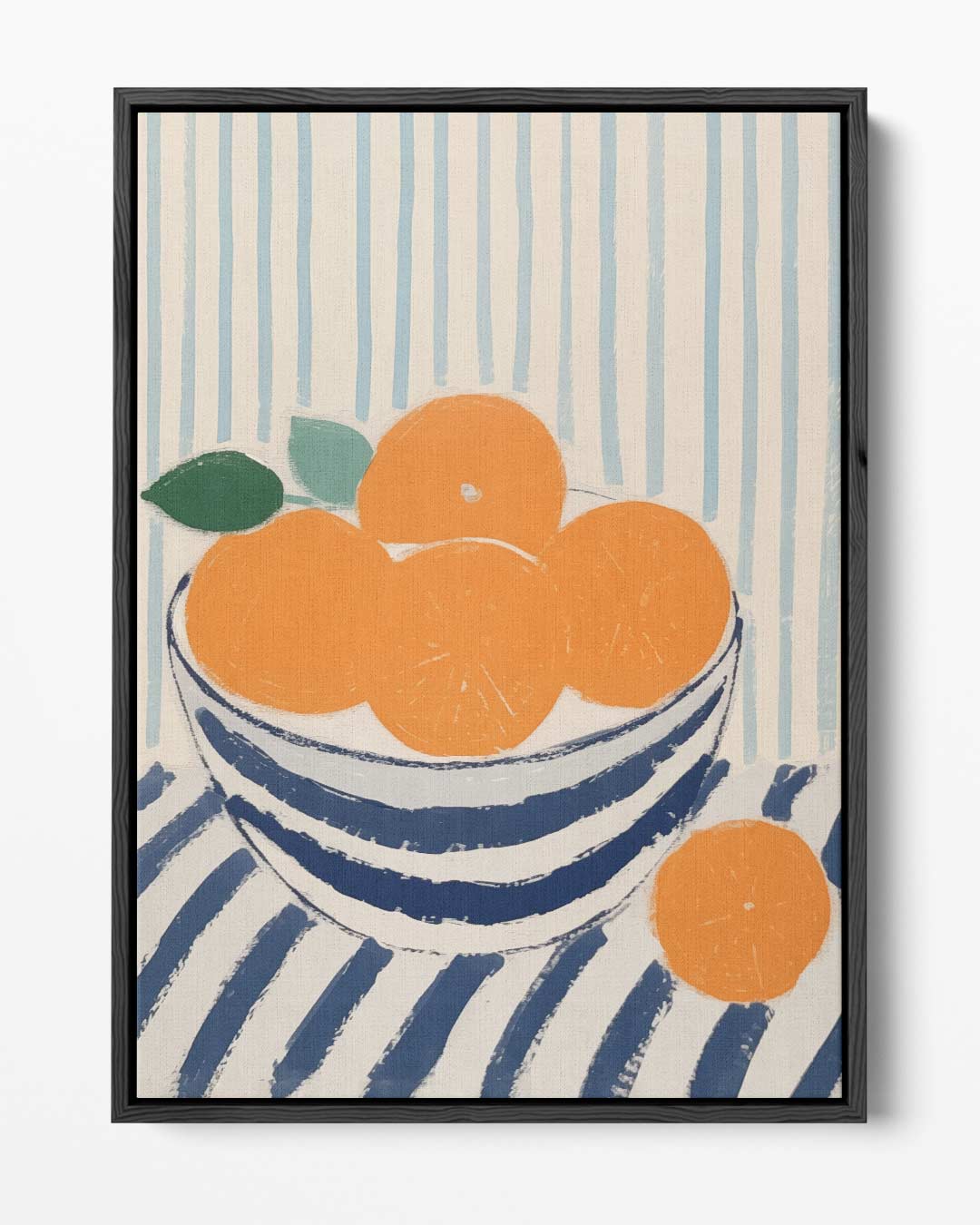 Zomers Stilleven met Mandarijnen Kunstwerk-canvas-dibond-plexiglas-wanddecoratie-WallArtistic