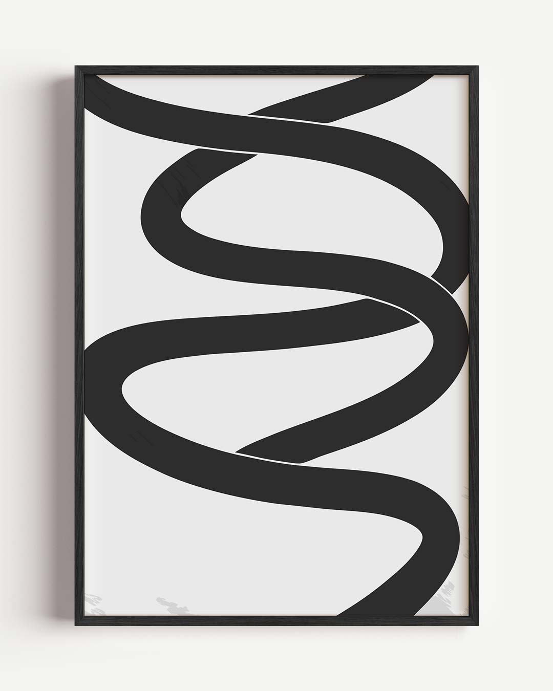 Moderne Minimalistische Kronkel Poster