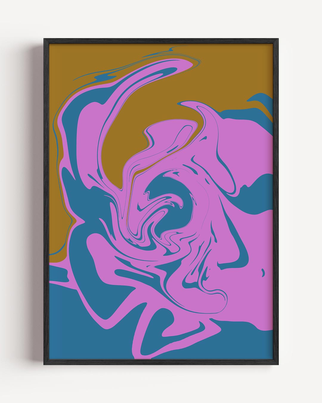 Vloeiende Kleurexplosie Poster-WallArtistic