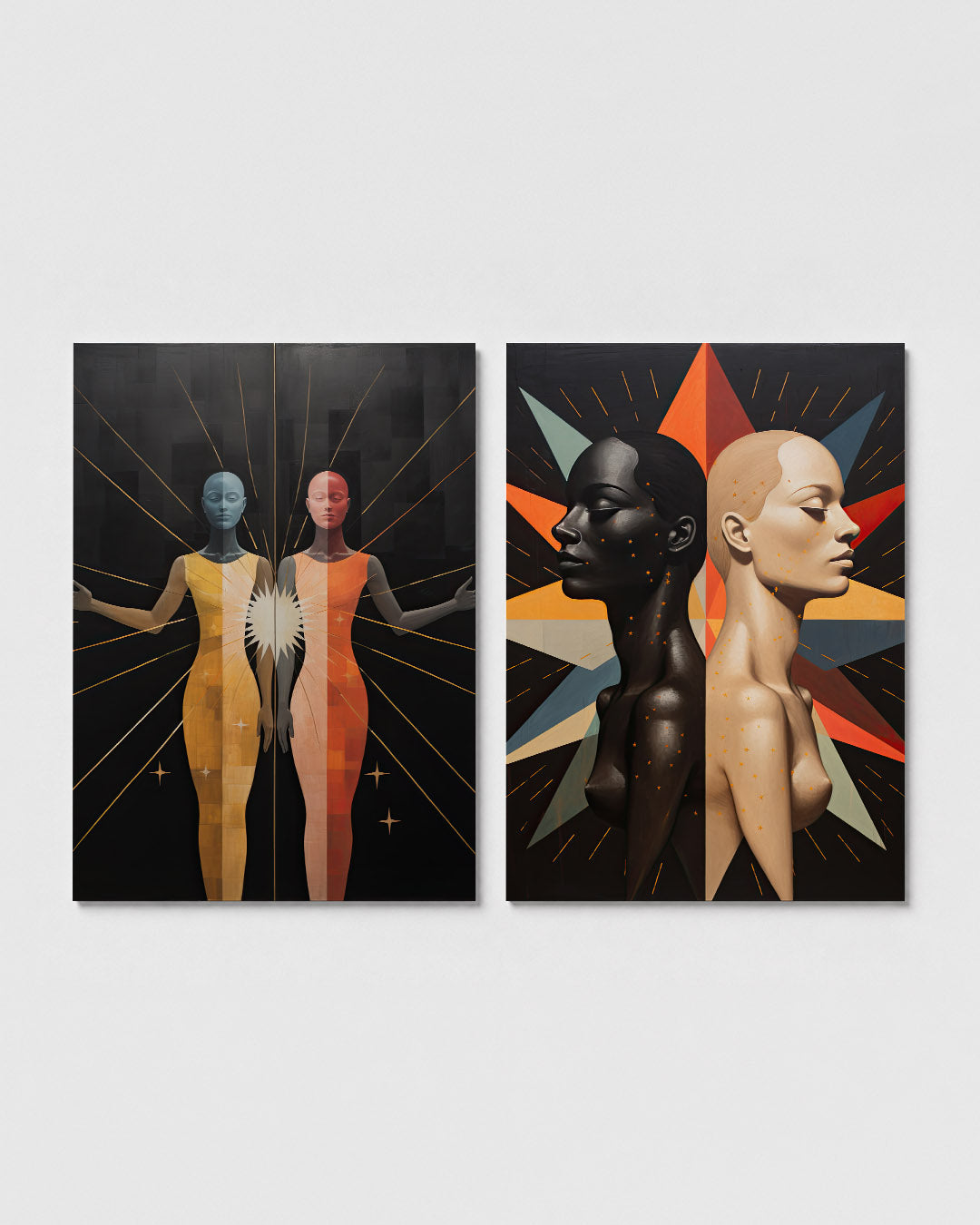 Kleurrijke symmetrie Posterset