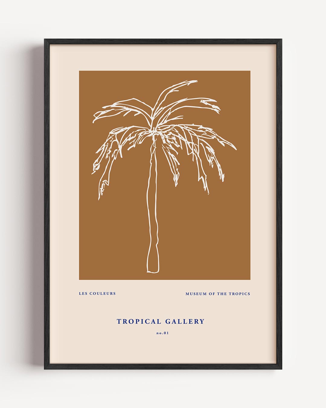 Tropische Palmprint Poster-WallArtistic