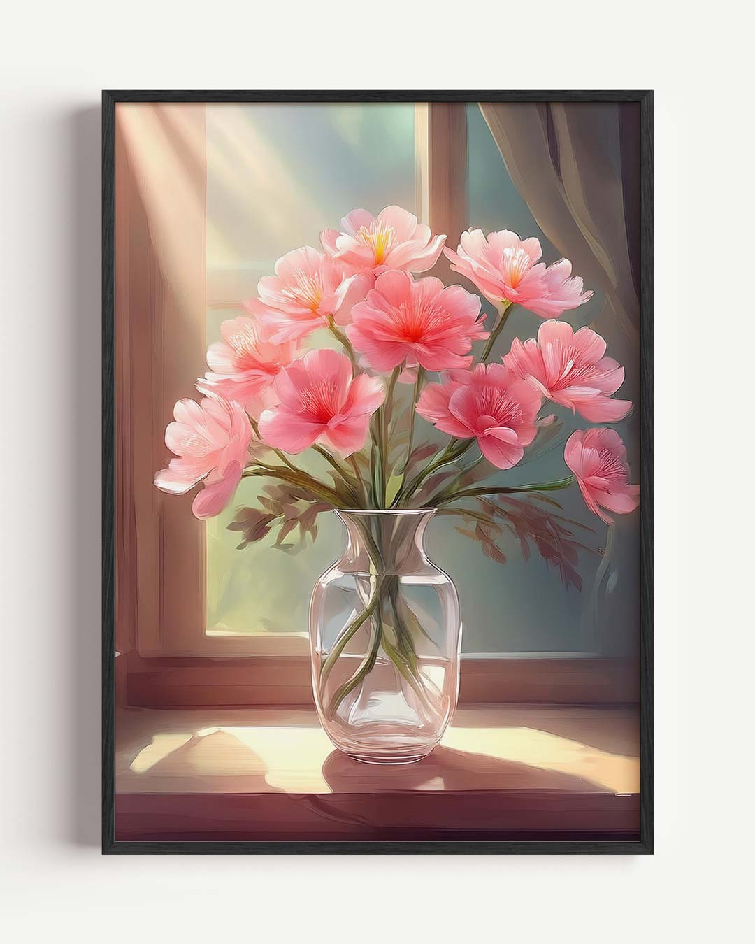 Zonnige Bloemenpracht Poster
