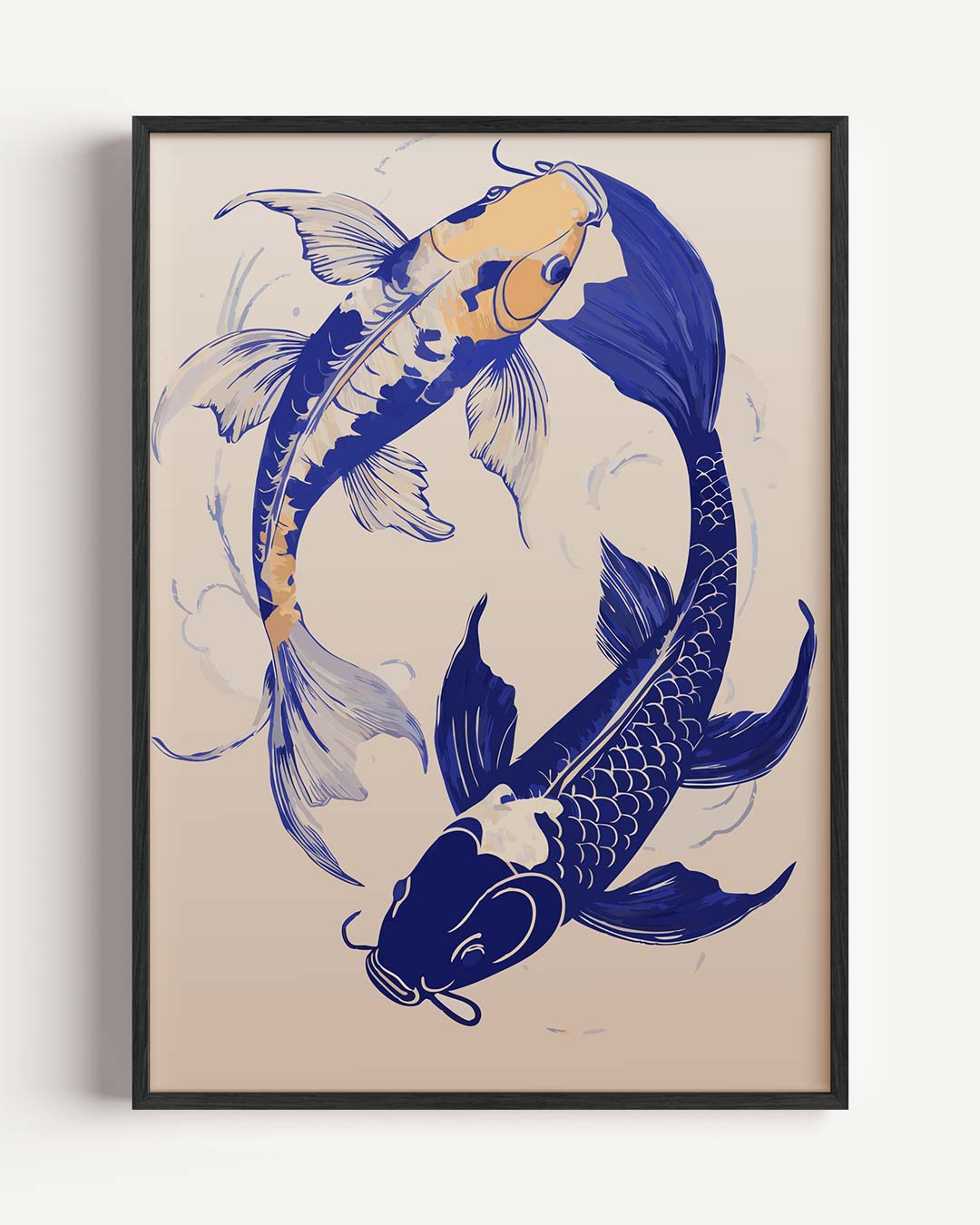 Elegante Koi Karper Poster