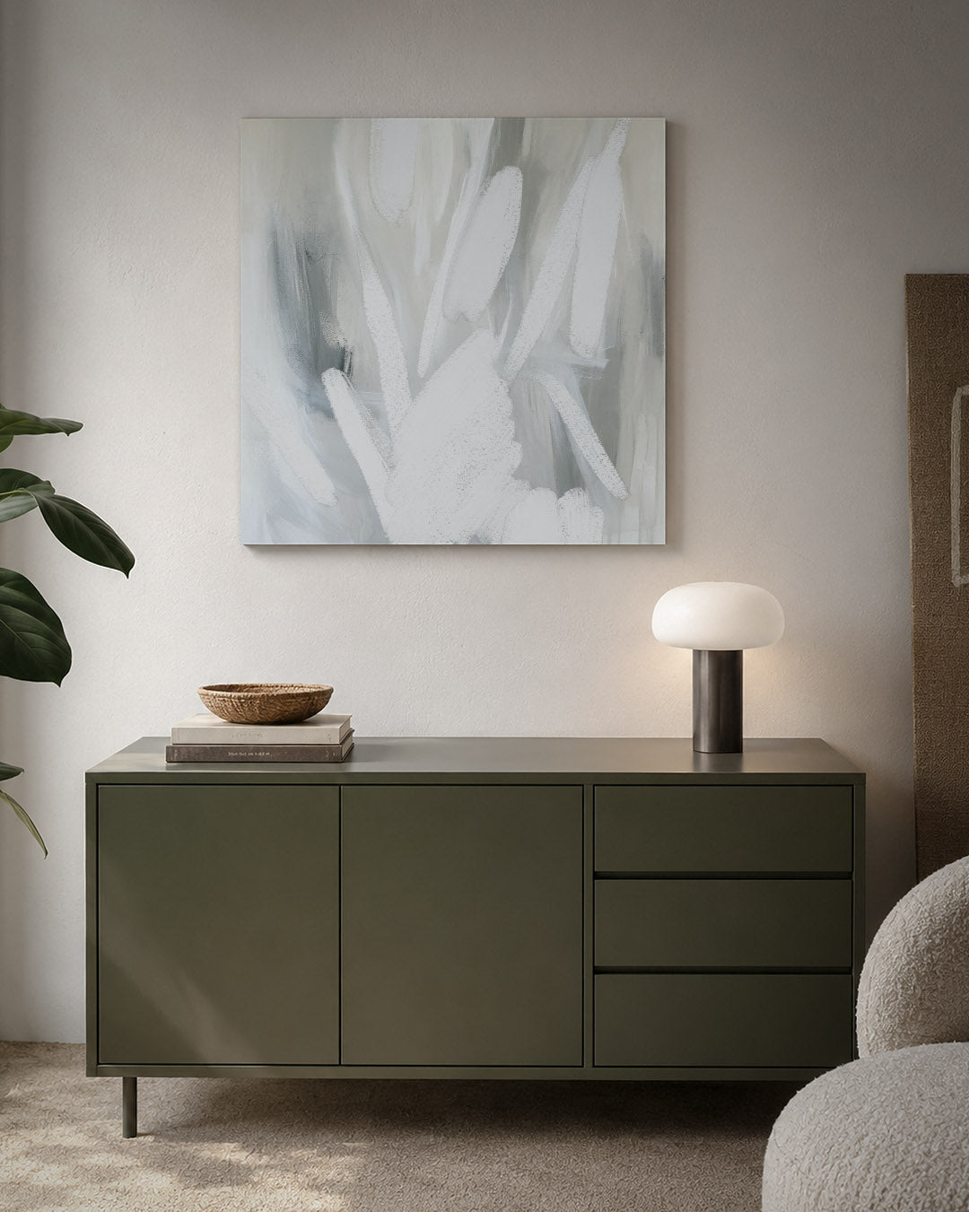 Zachte borstelstreken Kunstwerk